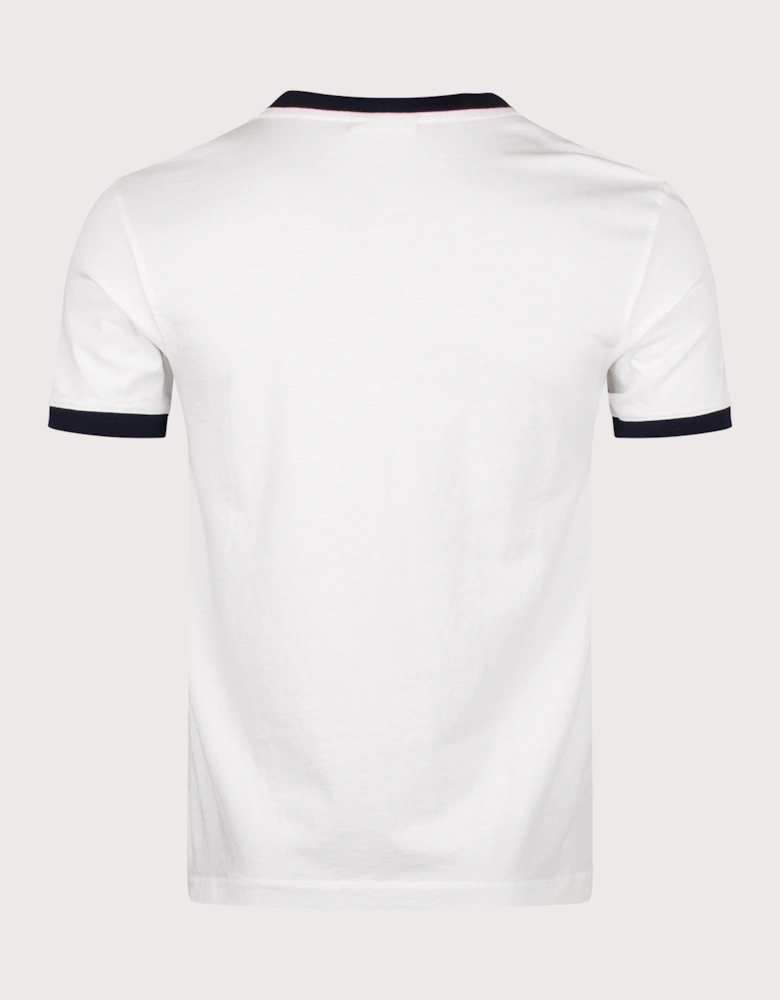 Regular Fit Contrasted Slogan T-shirt