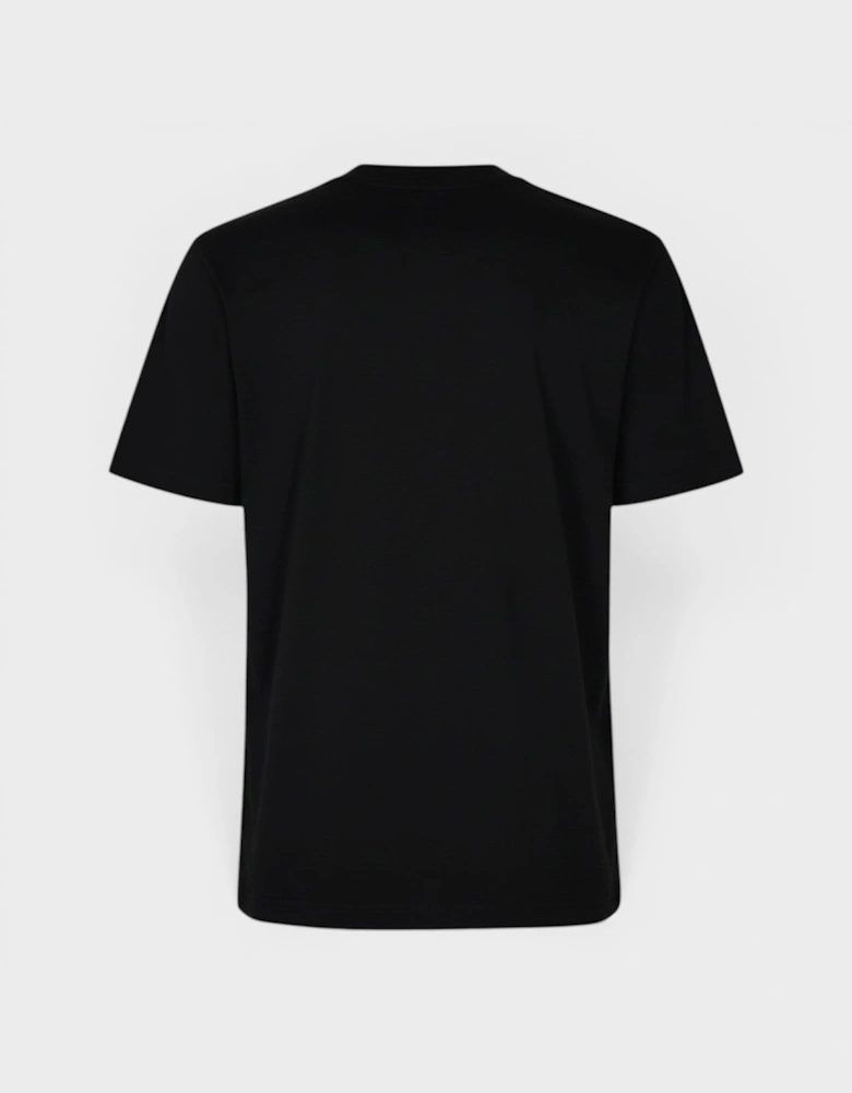 Tennis Club Icon Printed T-Shirt Black