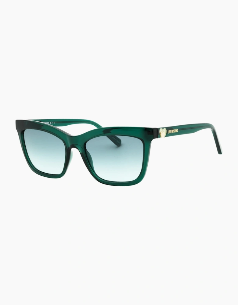 Love Moschino Green Aqua Sunglasses
