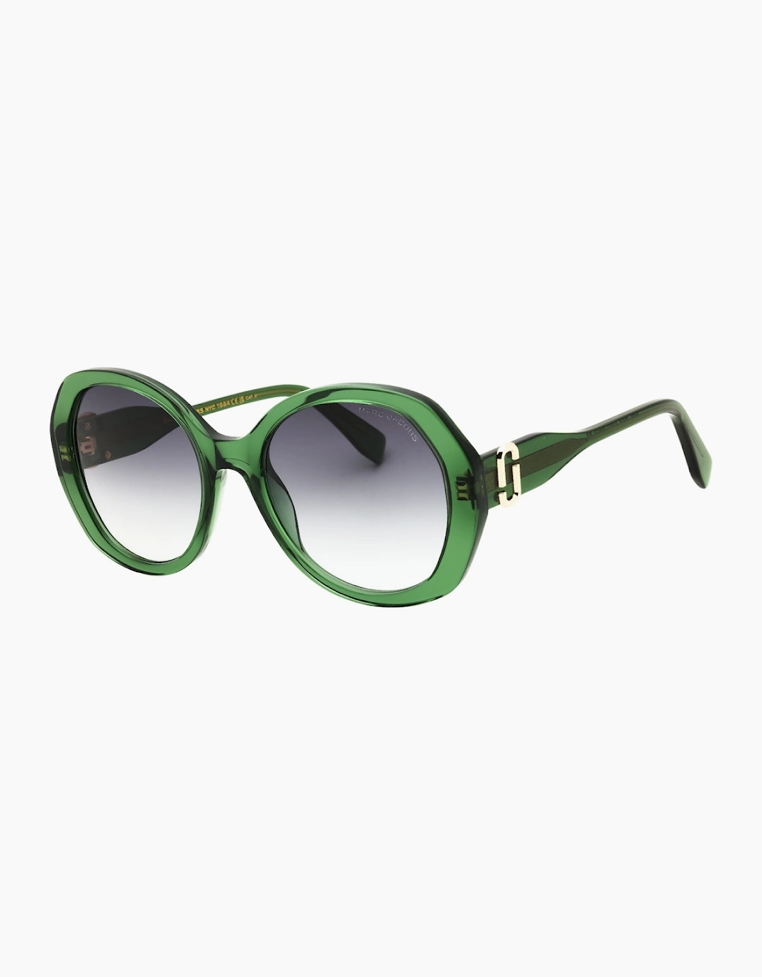 Marc Jacobs Green Framed Grey Azure Sunglasses