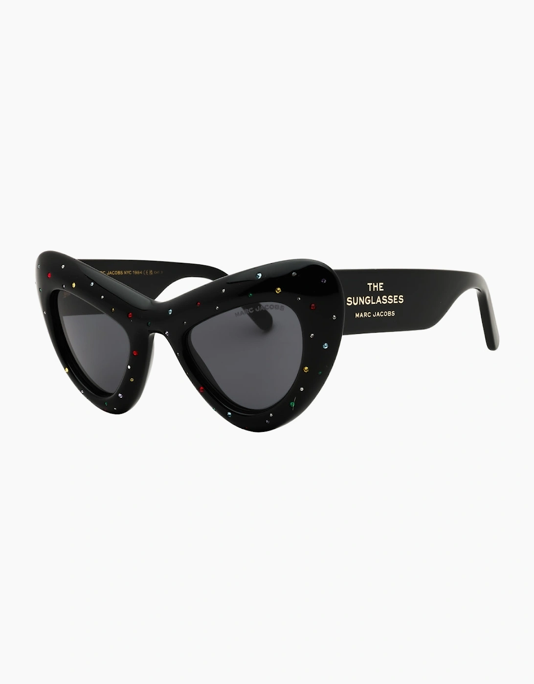 Marc Jacobs Black Crystal Sunglasses