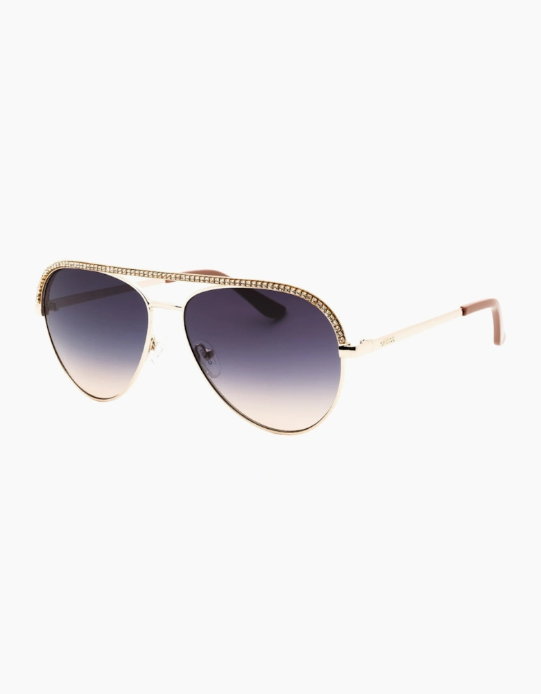 Guess Gold Border Sunglasses