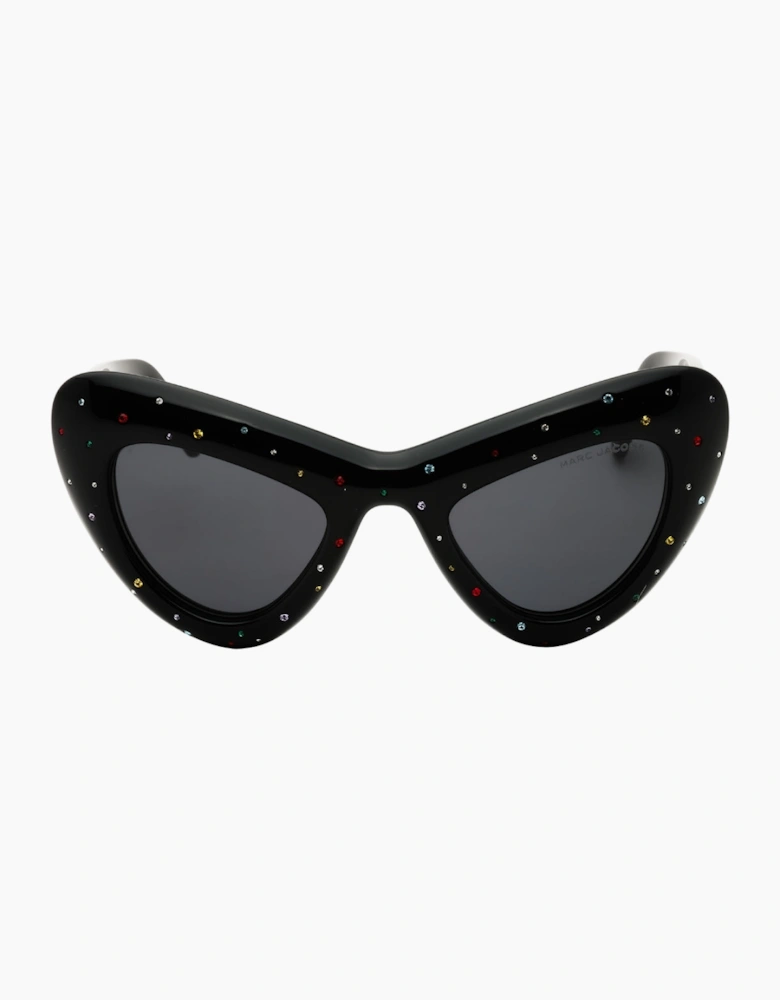 Marc Jacobs Black Crystal Sunglasses