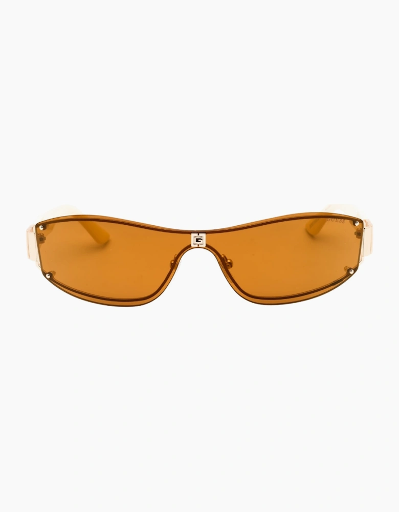 Guess Brown Mirror Lens Sunglasses
