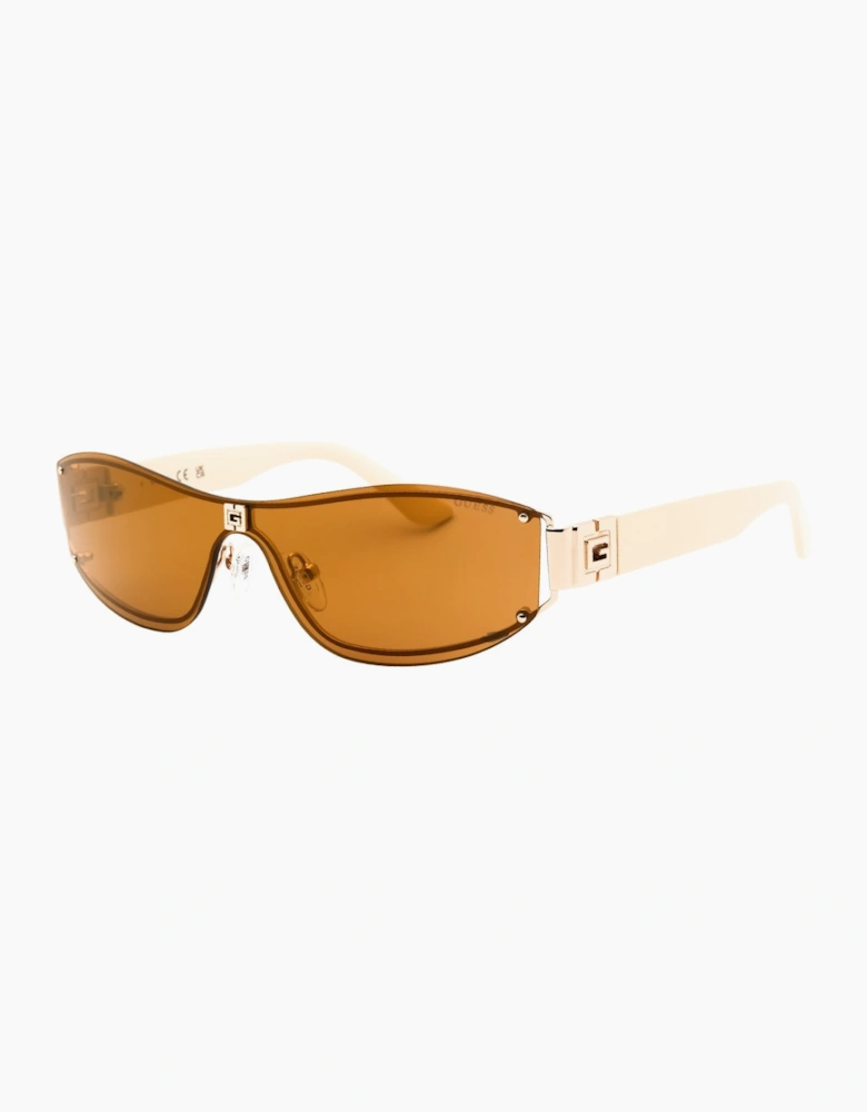Guess Brown Mirror Lens Sunglasses