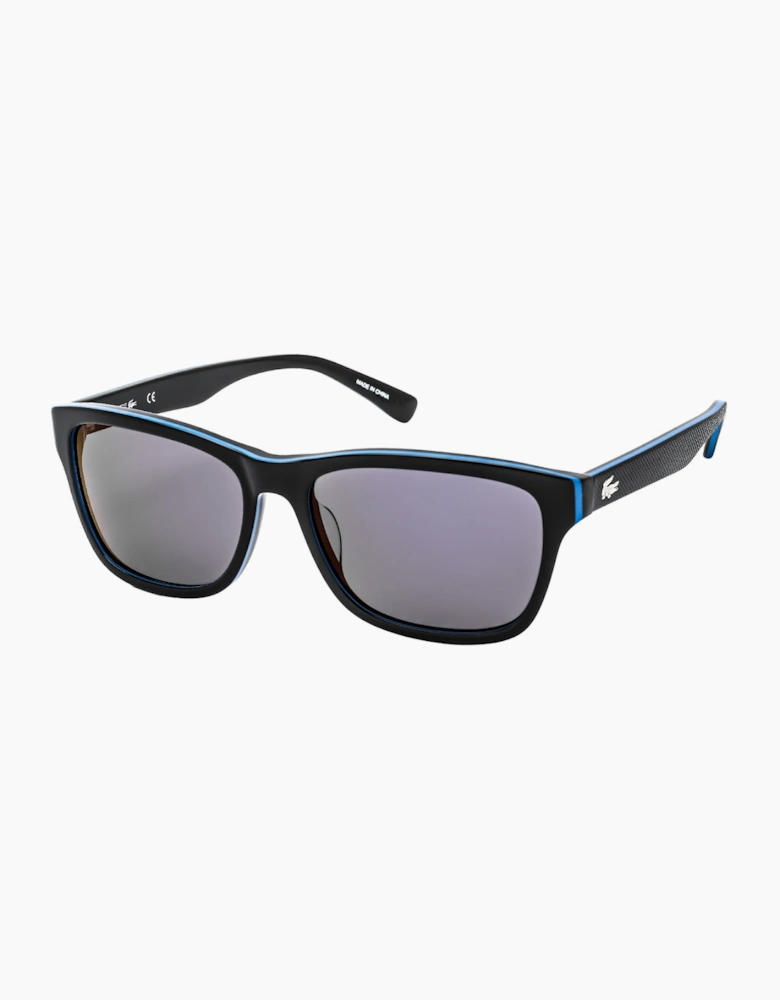 Lacoste Purple Lens Black Sunglasses