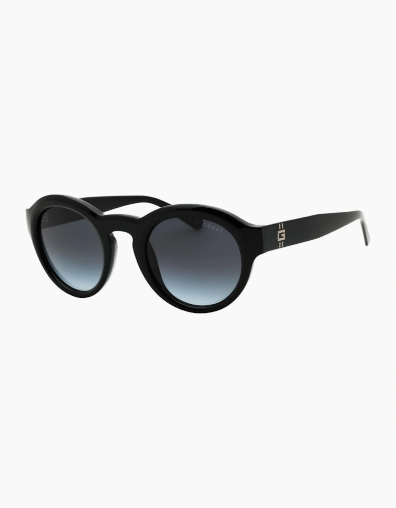 Guess Gradient Smoke Lens Shiny Black Sunglasses