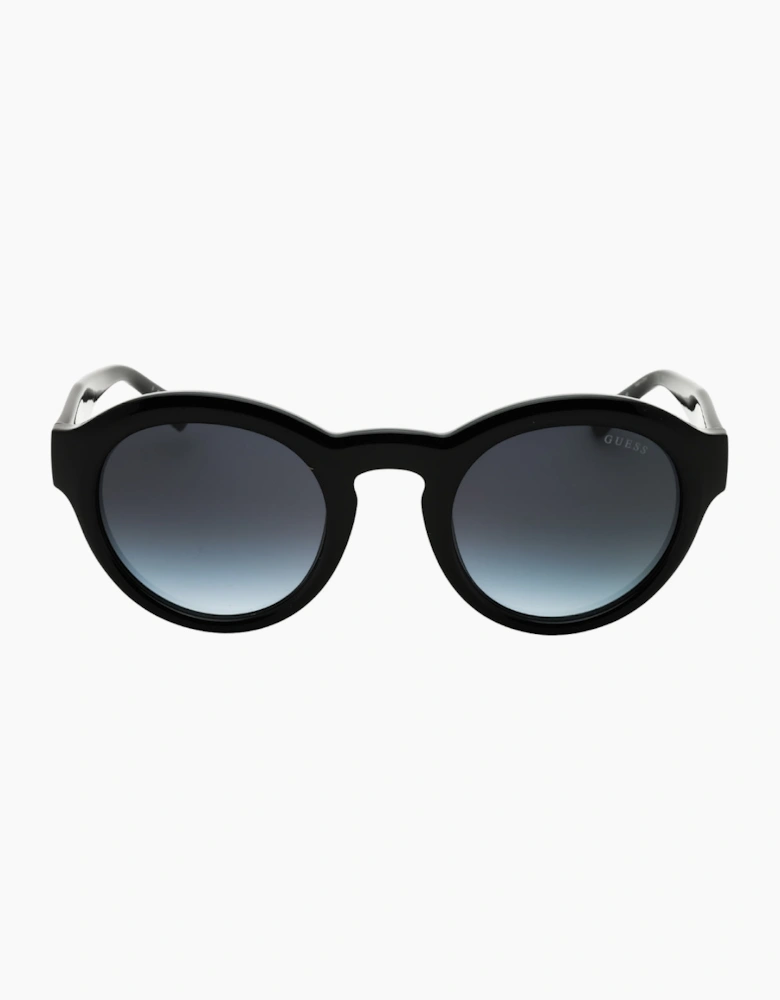 Guess Gradient Smoke Lens Shiny Black Sunglasses