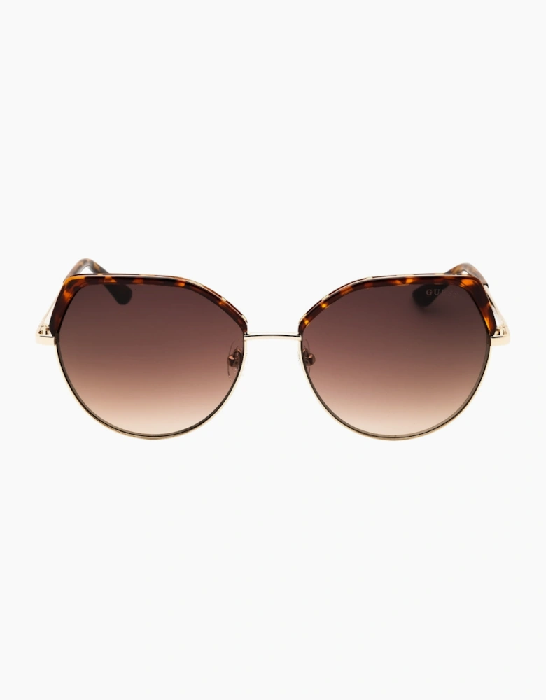 Guess Dark Havana Brown Sunglasses