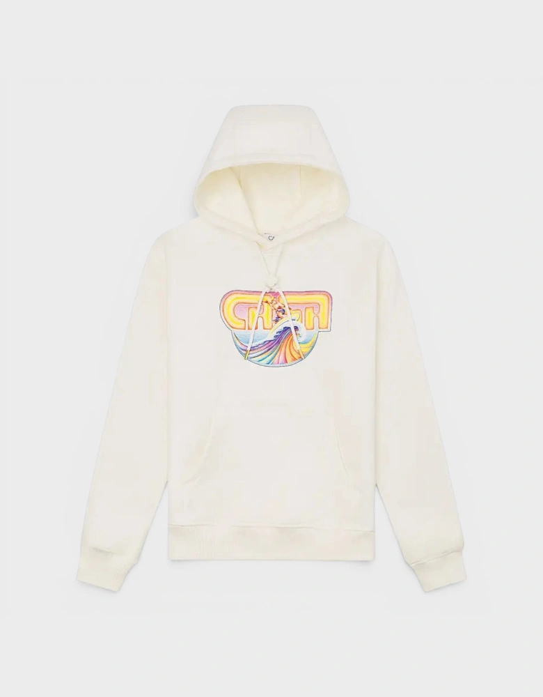 Casa Surf Printed Hoodie Off White
