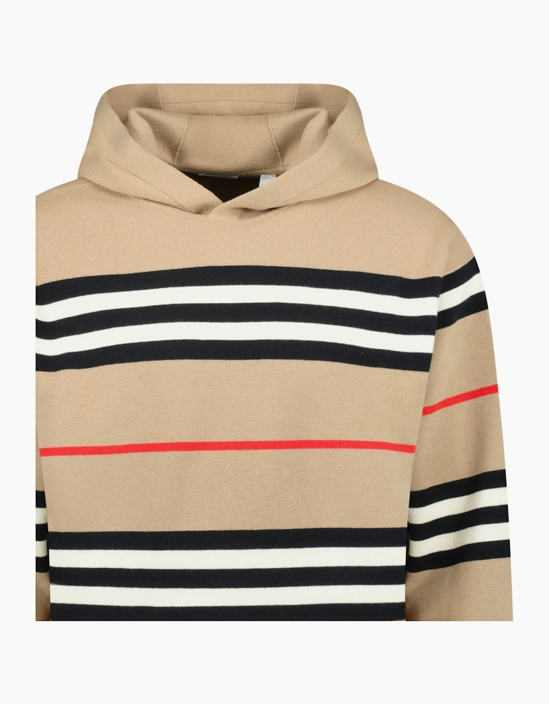 Burberry 'Sandby' Check Hoodie Archive Beige