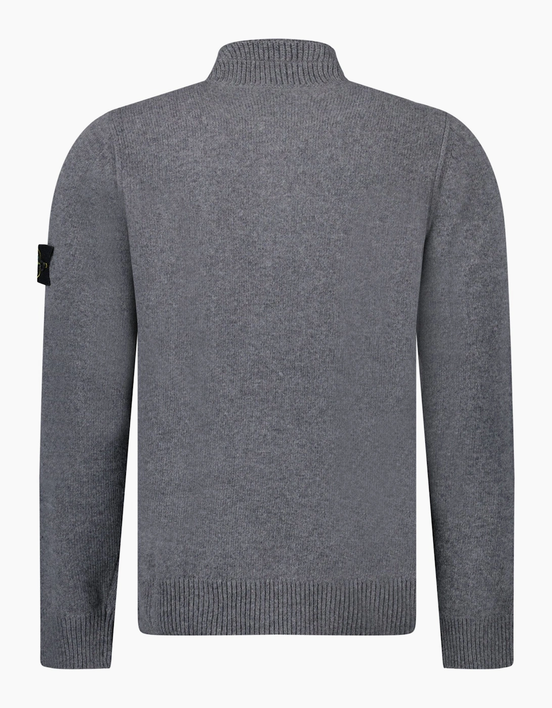 Stone Island Half-Zip Jumper in Cement Grey