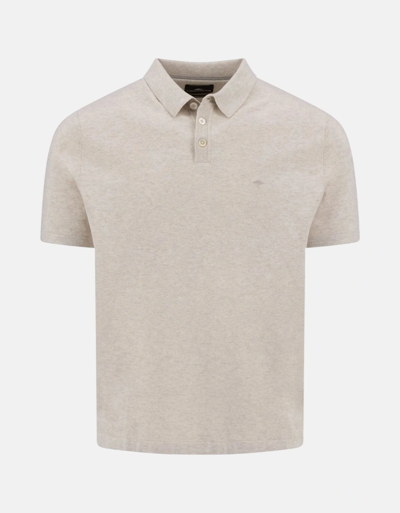 Fine Knit Polo Shirt New Off-White