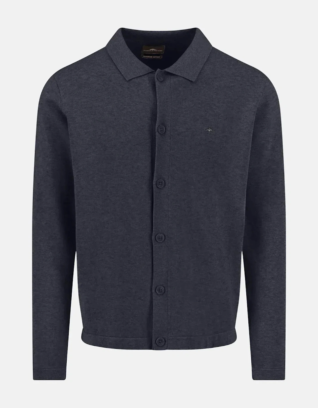 Kent Collar Buttoned Cardigan Navy, 3 of 2