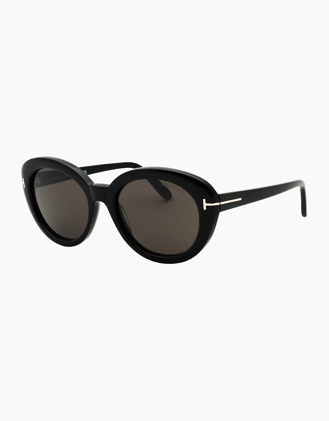 Tom Ford Shiny Black Smoke Sunglasses