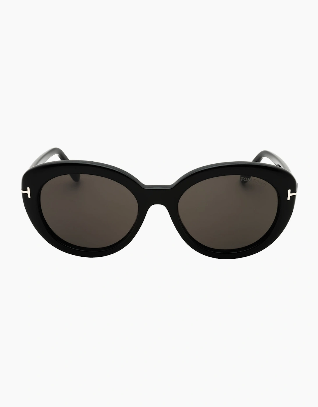 Tom Ford Shiny Black Smoke Sunglasses
