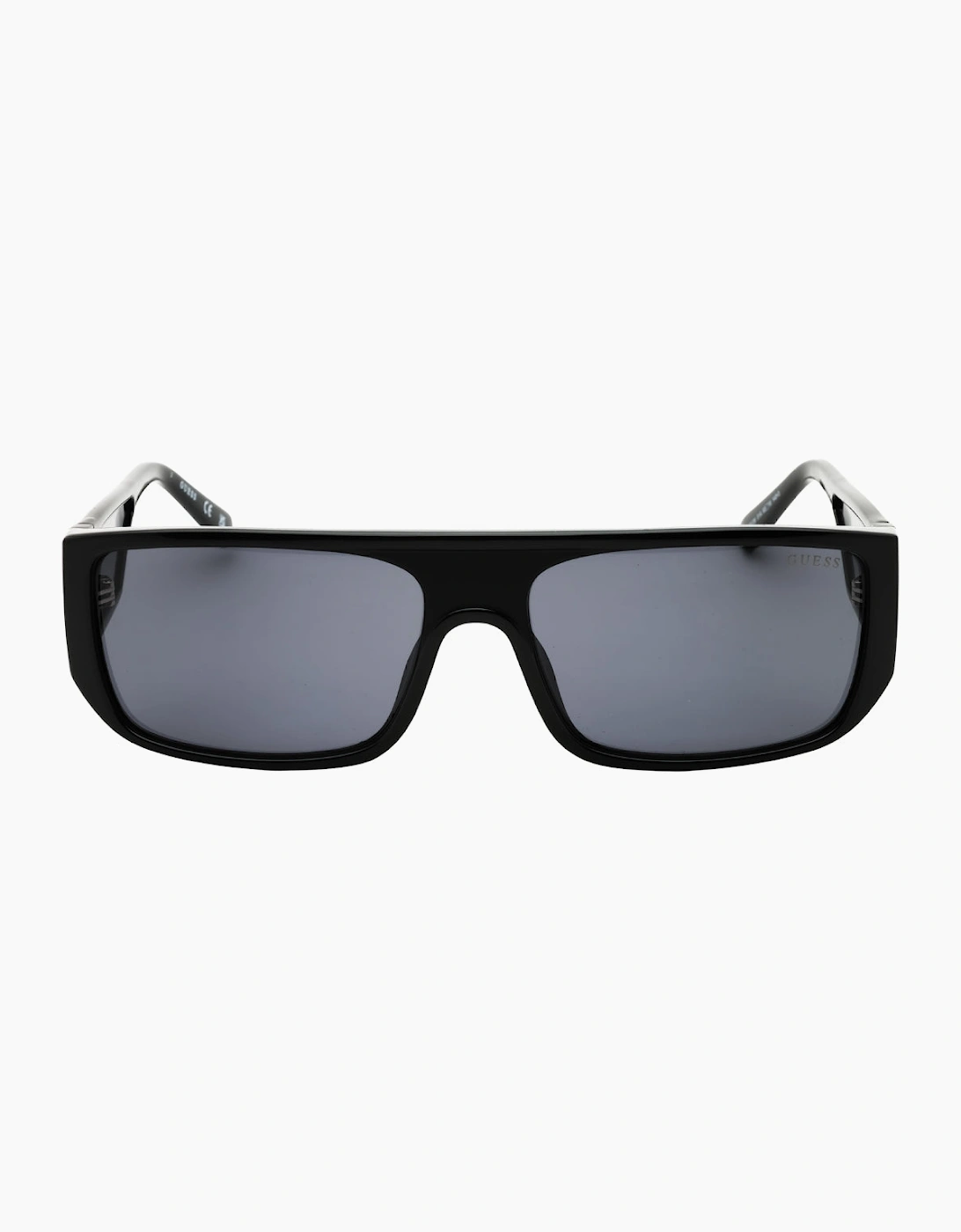Guess Smoke Lens Shiny Black Frame Sunglasses