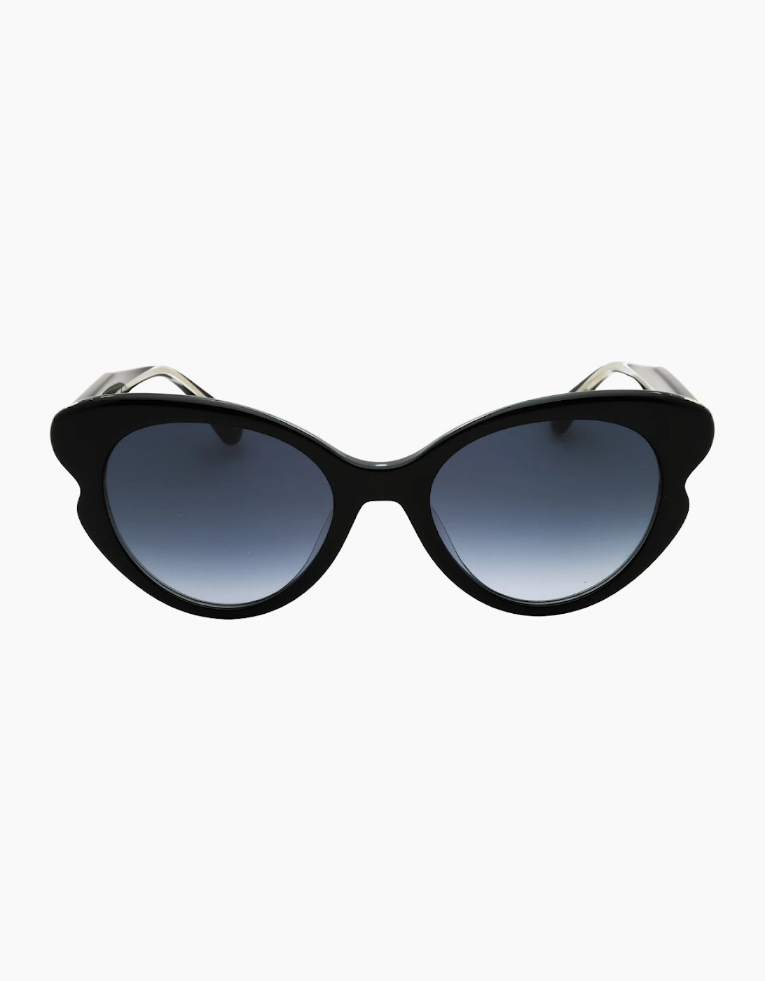 Kate Spade Women's Kate Spade Elina Dark Grey Shaded Lens Black Sunglasses