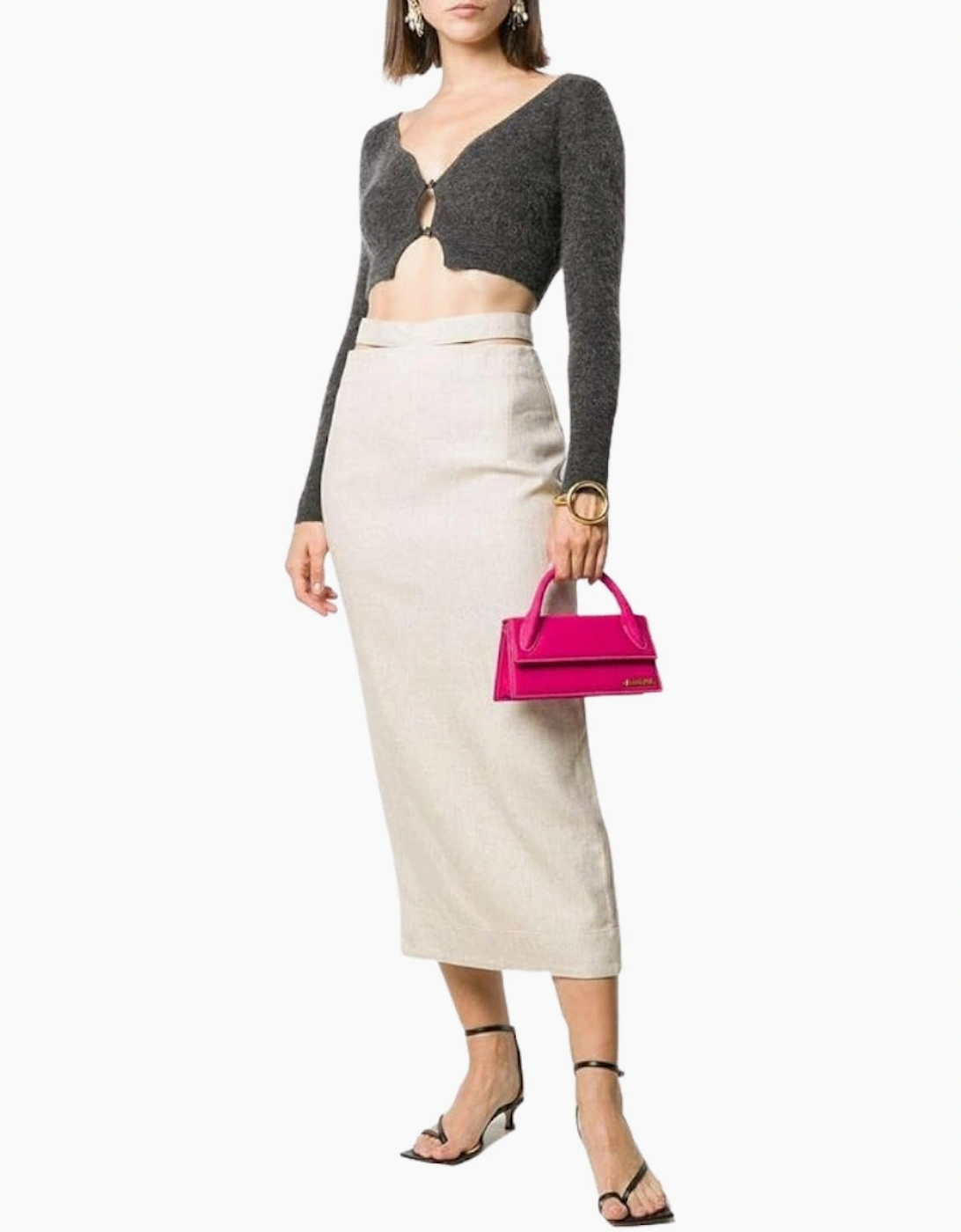 Jacquemus Le Chiquito Long Pink Bag