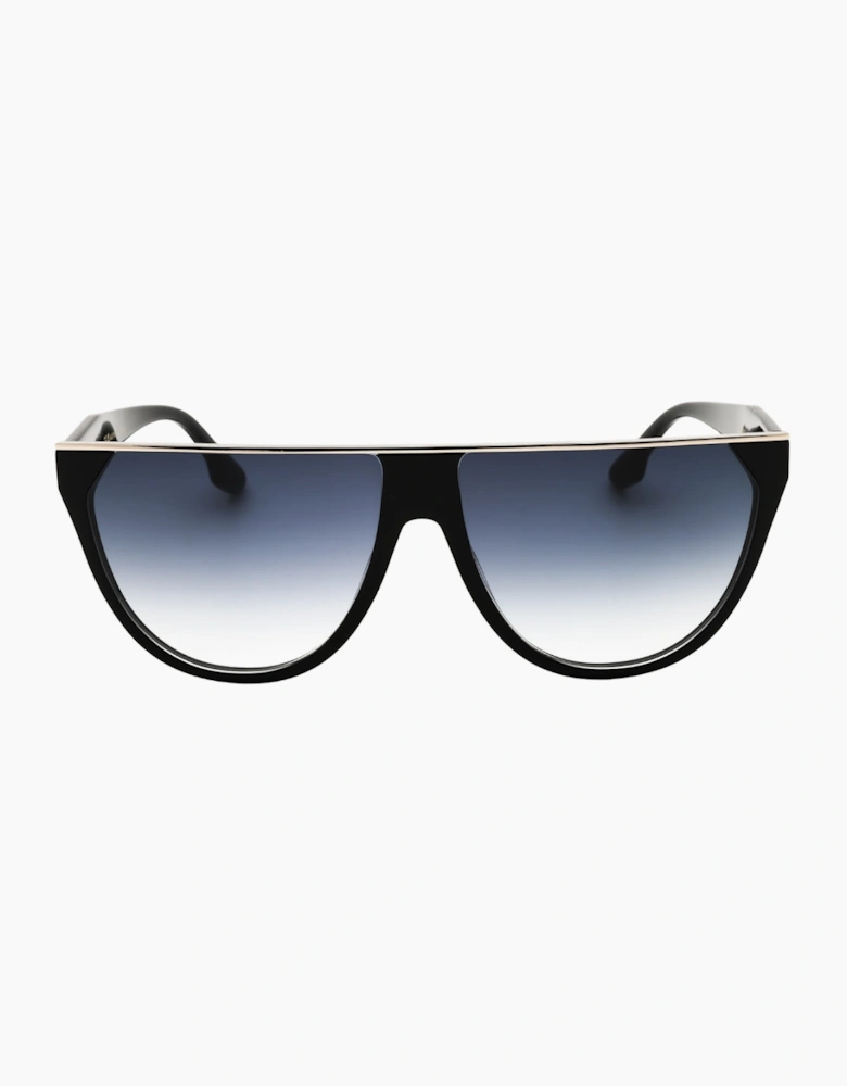 Victoria Beckham Smoke Gradient Lens Black Sunglasses