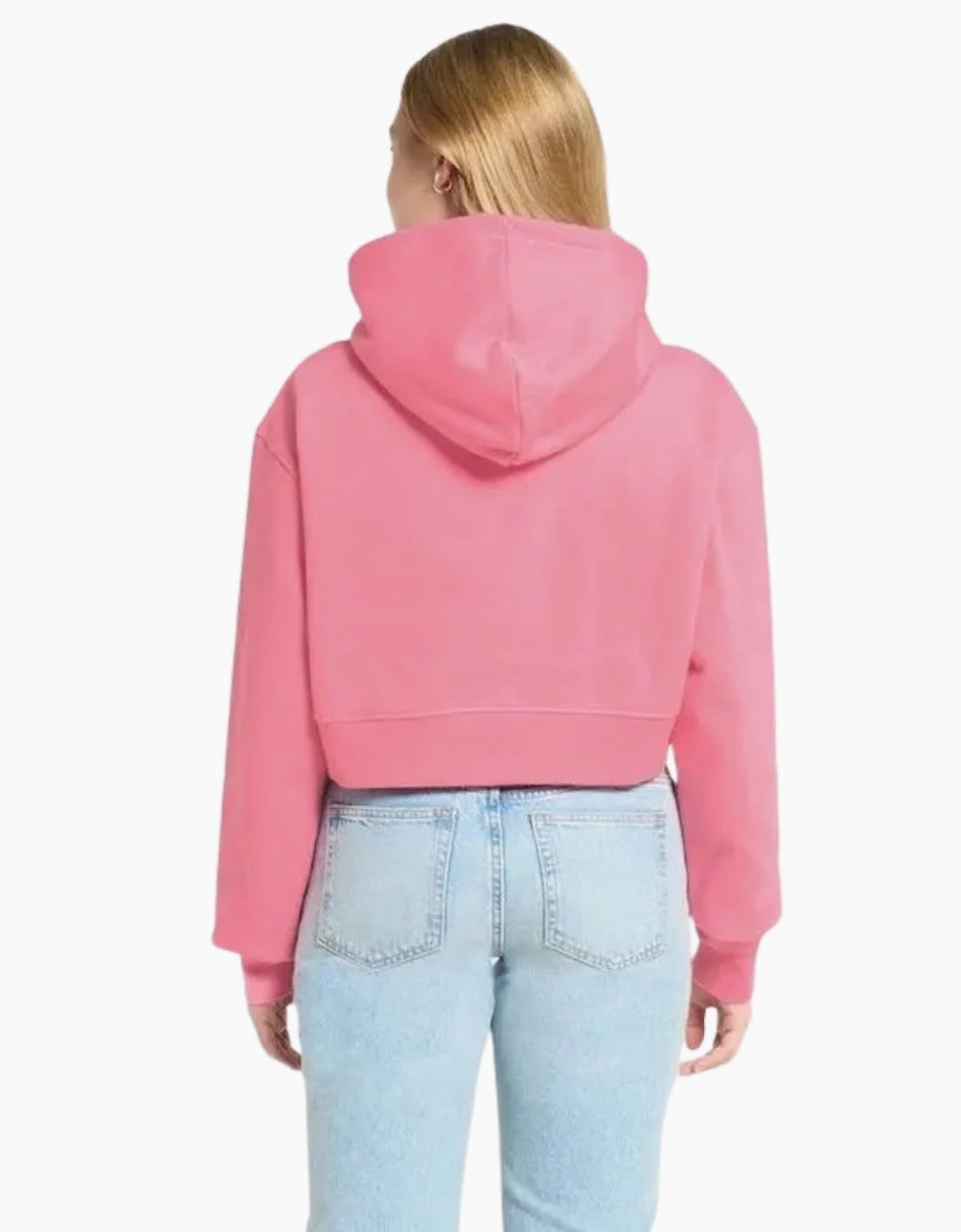 Jacquemus Le Sweatshirt Court Pink Cropper Hoodie