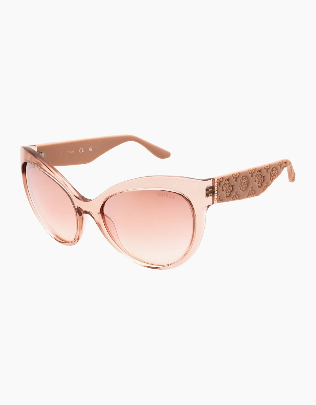 Guess Shiny Beige Bordeaux Mirror Sunglasses
