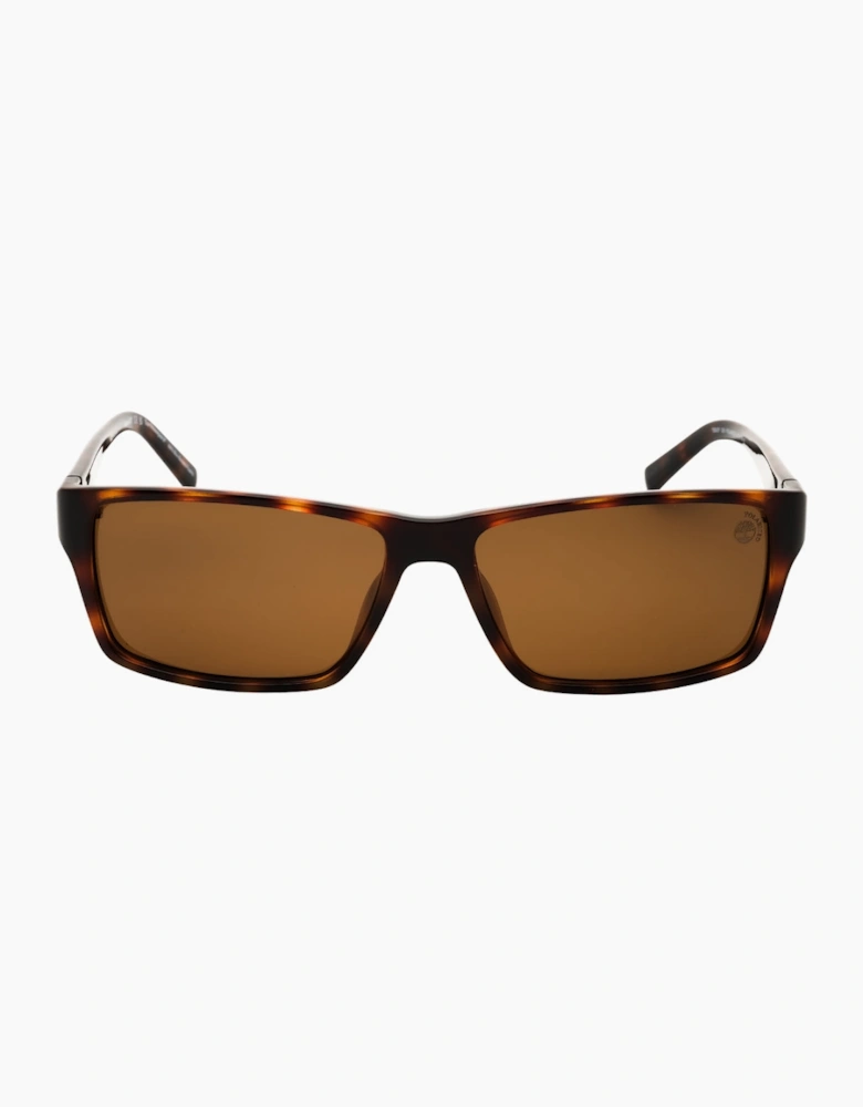 Timberland Dark Havana Brown Polarized Sunglasses
