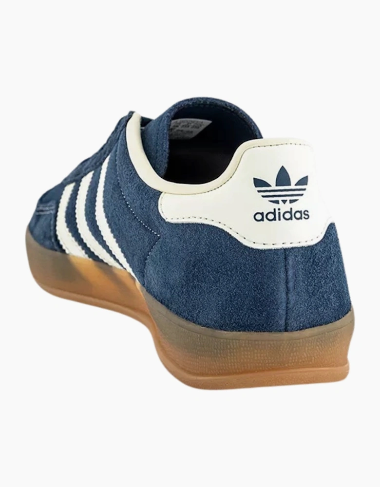 Adidas Gazelle Indoor Night Indigo Off White Gold Metallic Trainers