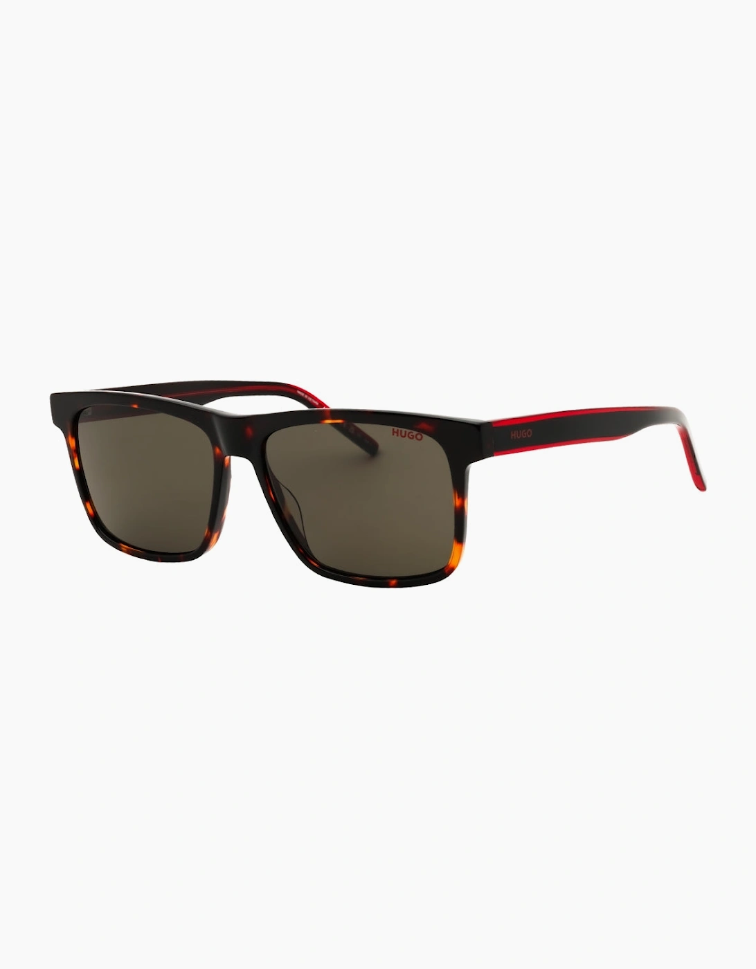 Hugo Havana Red Framed Sunglasses