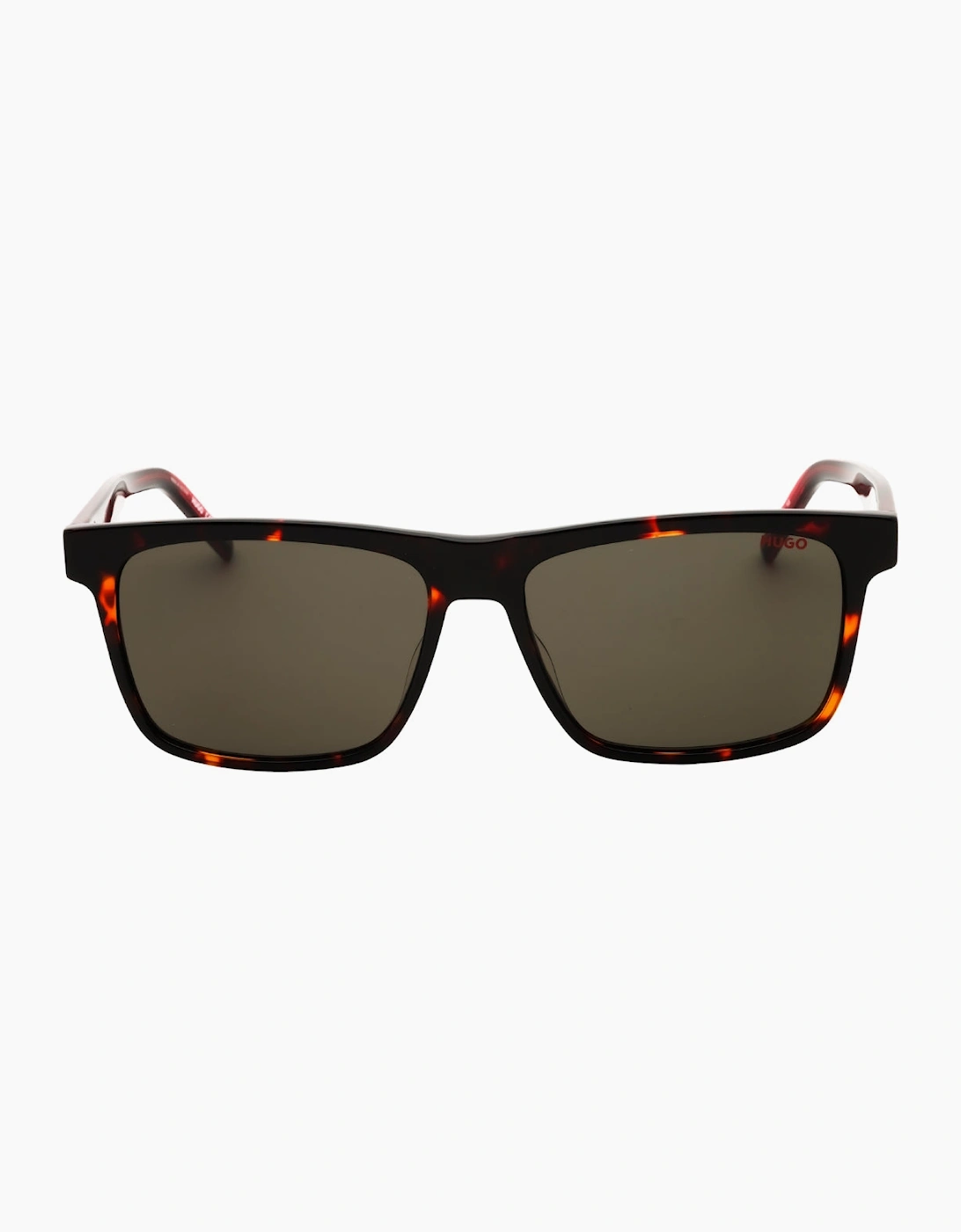 Hugo Havana Red Framed Sunglasses