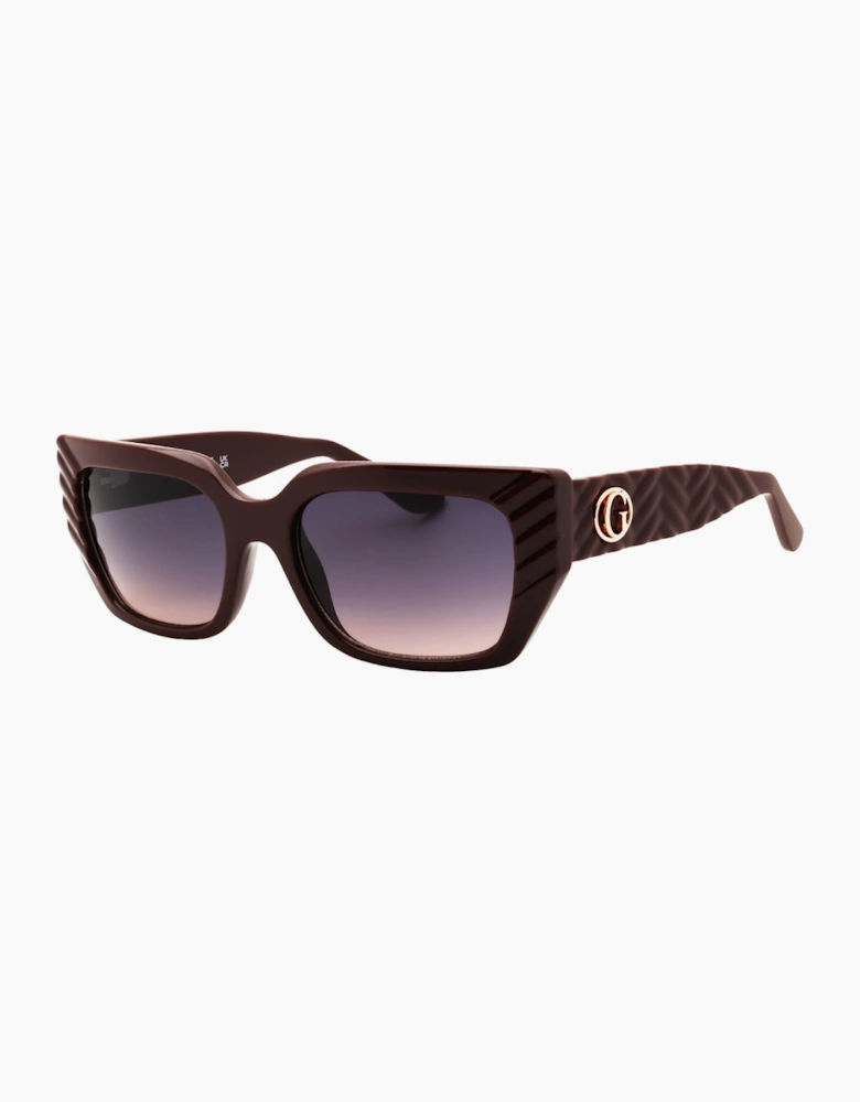 Guess Shiny Bordeaux Smoke Rose Gradient Sunglasses