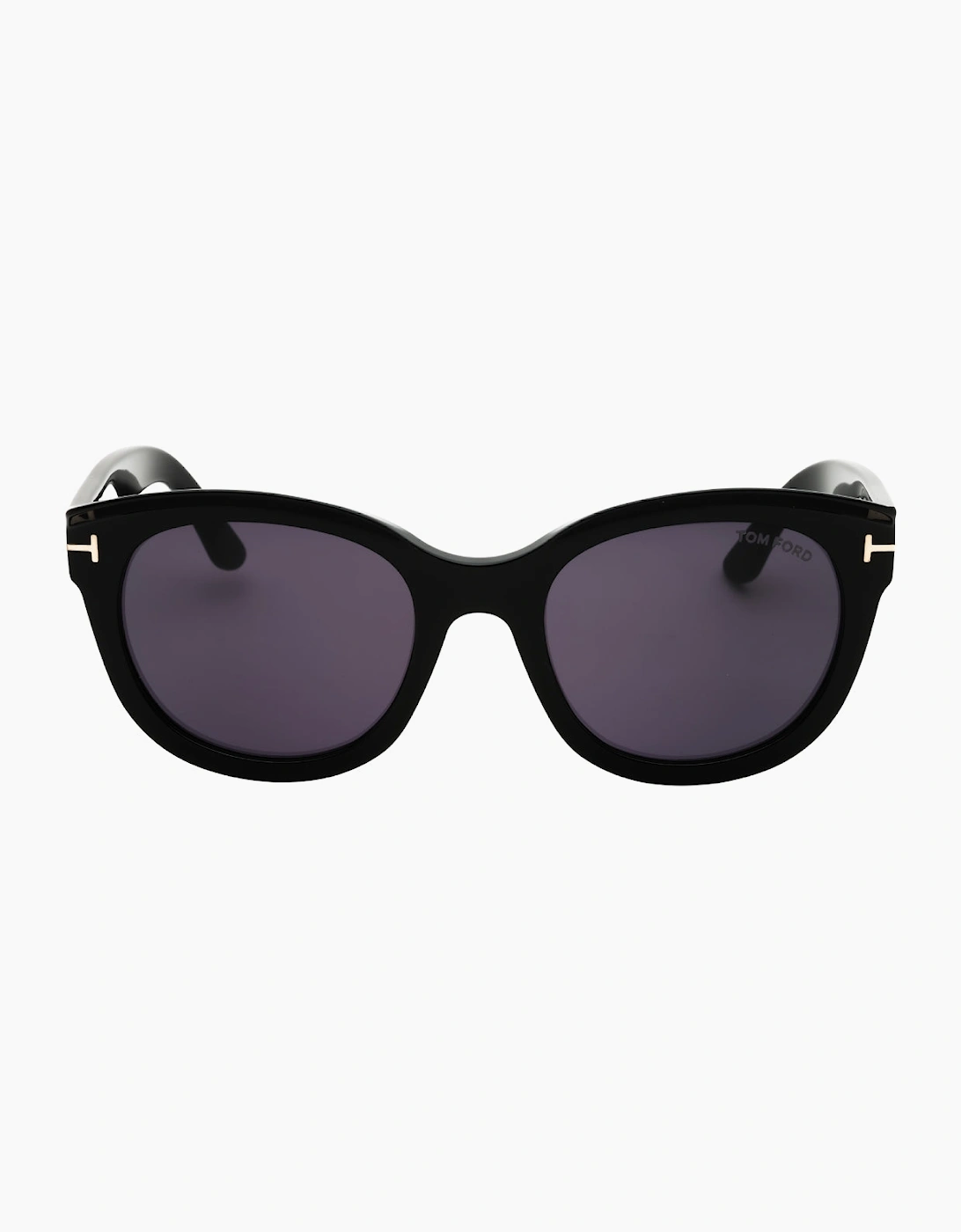 Tom Ford Shiny Black Frame Smoke Lens Sunglasses