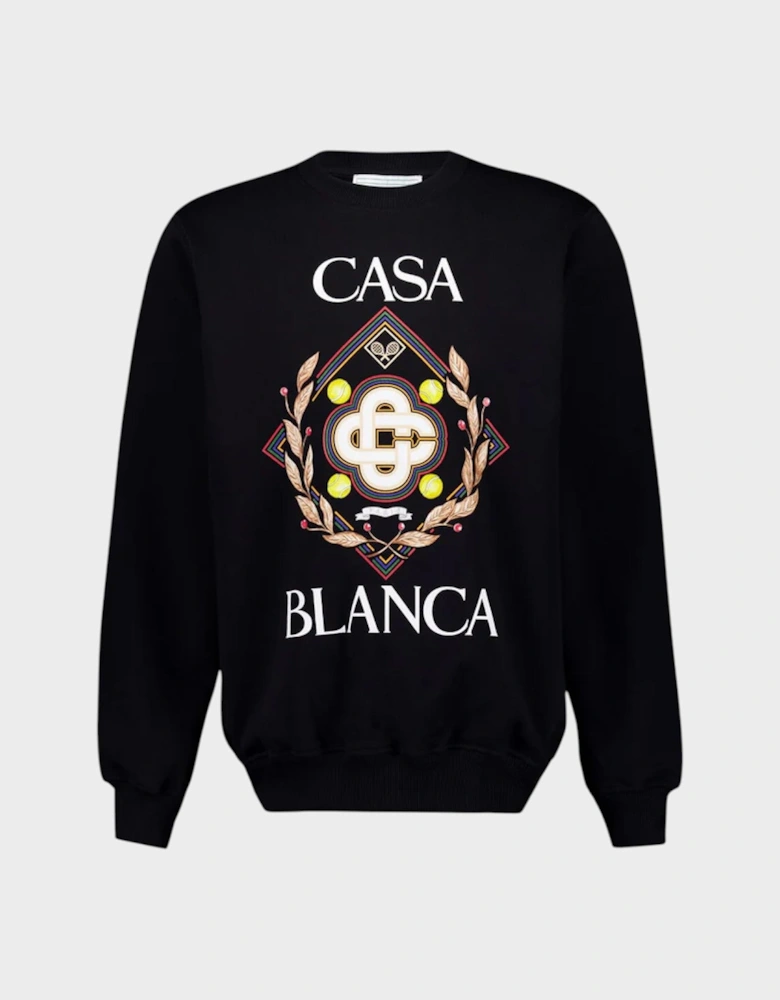 Championship Diamond Printed Sweatshirt Black