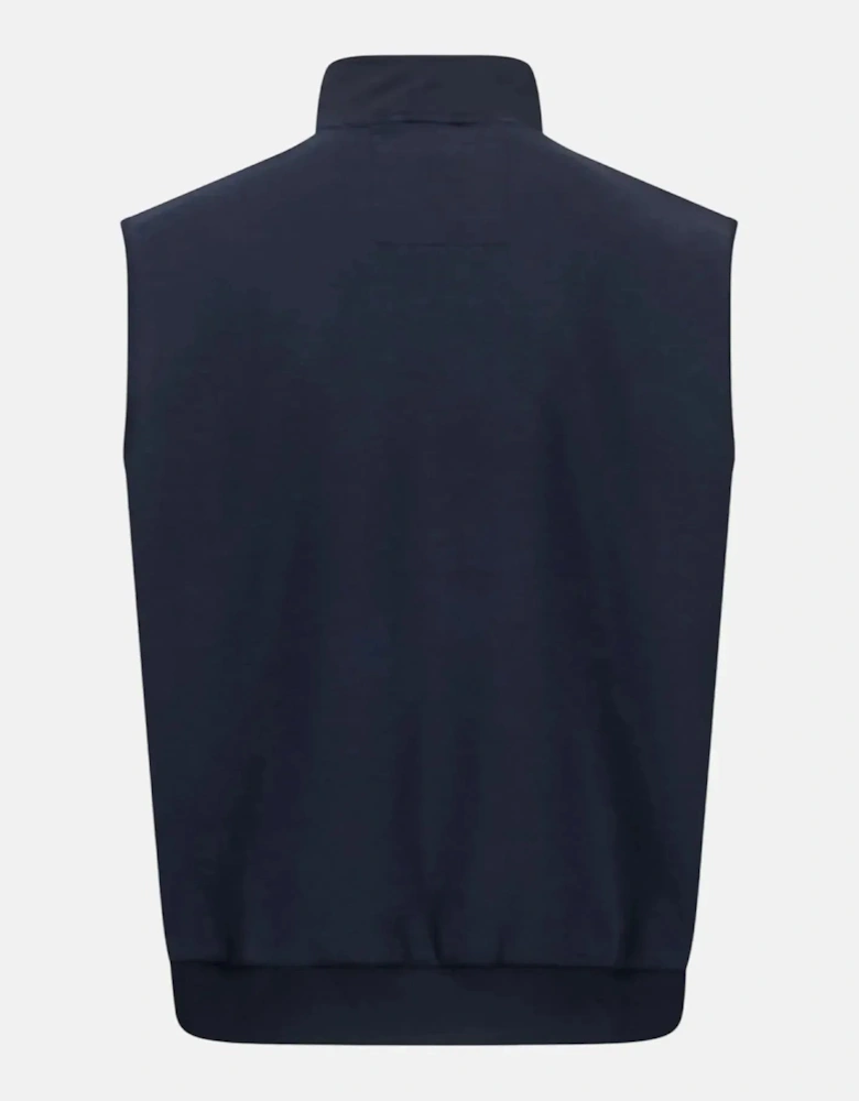 Stand Collar Hybrid Gilet Dark Navy