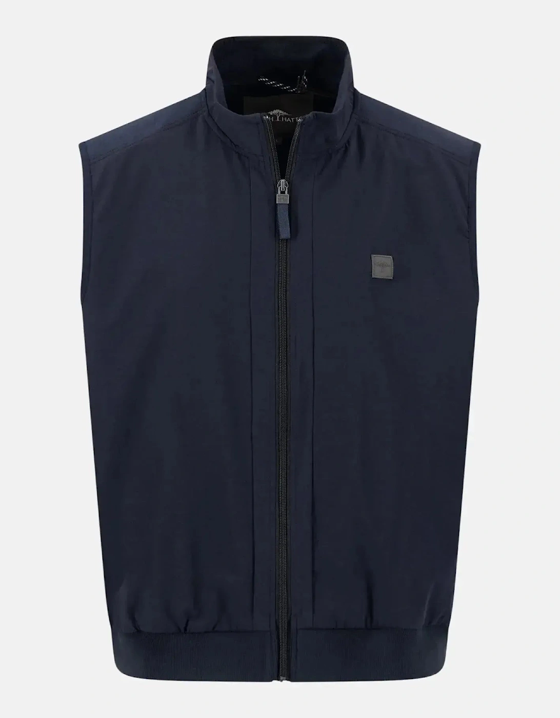 Stand Collar Hybrid Gilet Dark Navy, 3 of 2