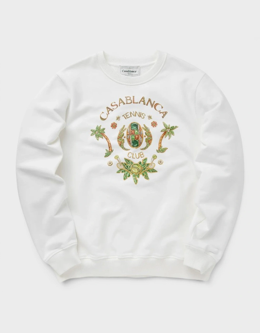 Joyaux D'Afrique Tennis Club Printed Sweatshirt White