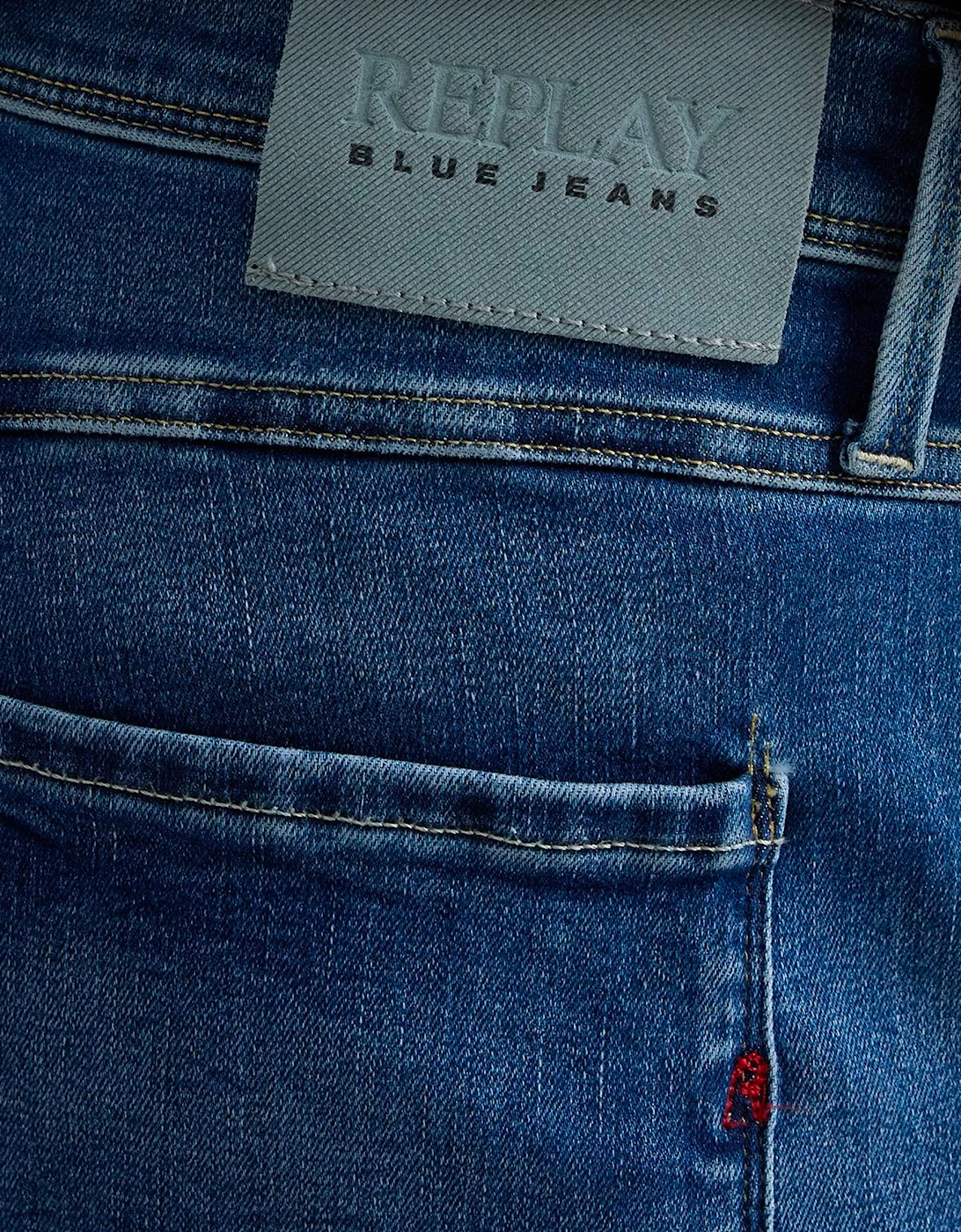 Replay Hyperflex original Anbass Slim Jean 009 Blue