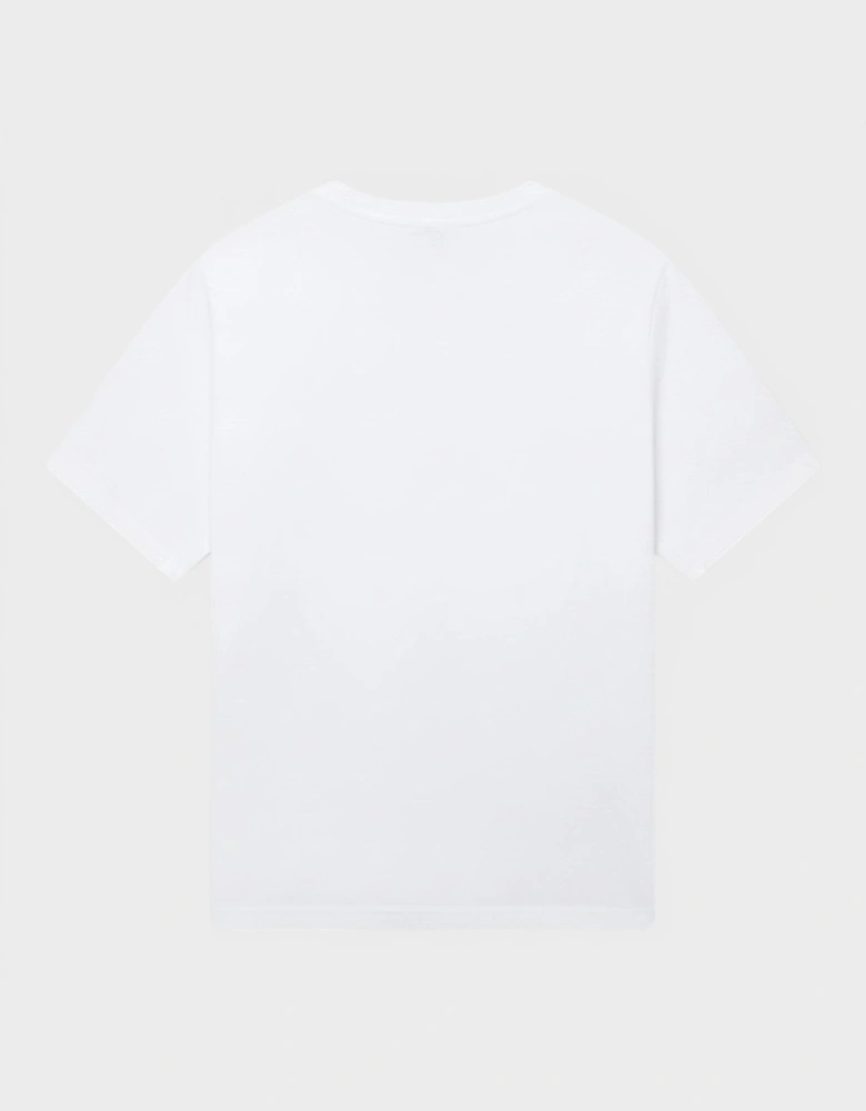 Casa Way Orange Mascot Printed T-Shirt White