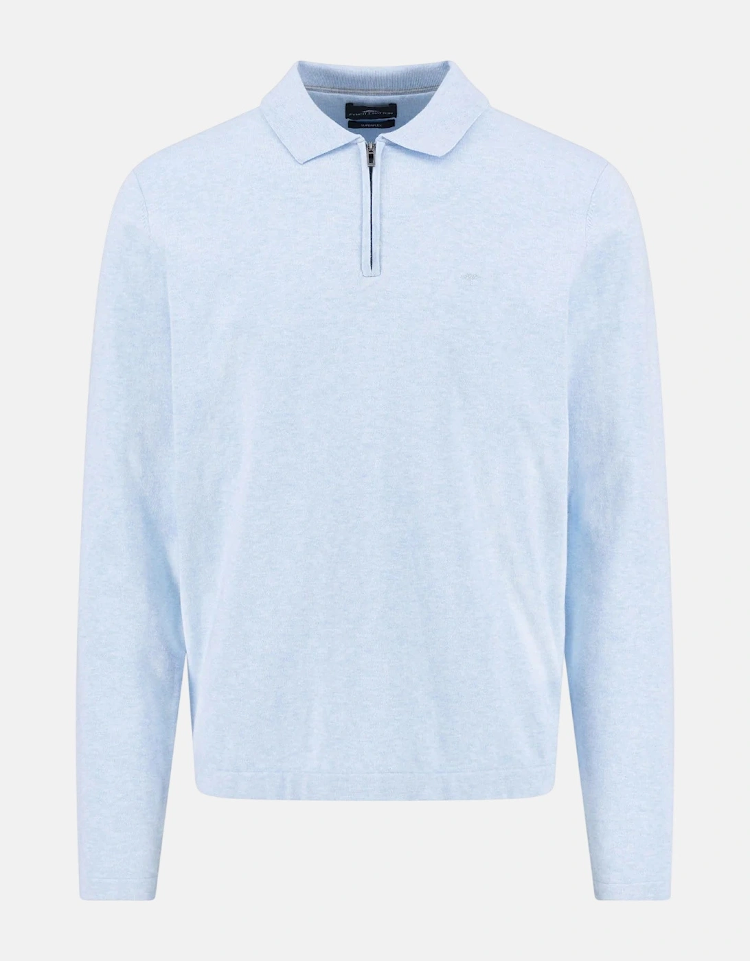 Zip Neck Polo Collar Knit New Breeze, 6 of 5
