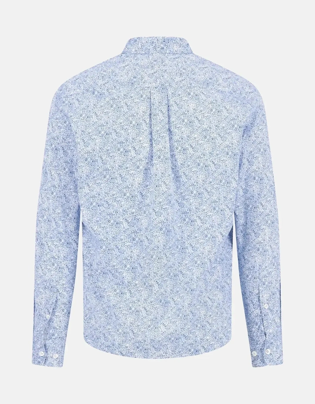 Minimal Flower Print Button Down Shirt New Breeze