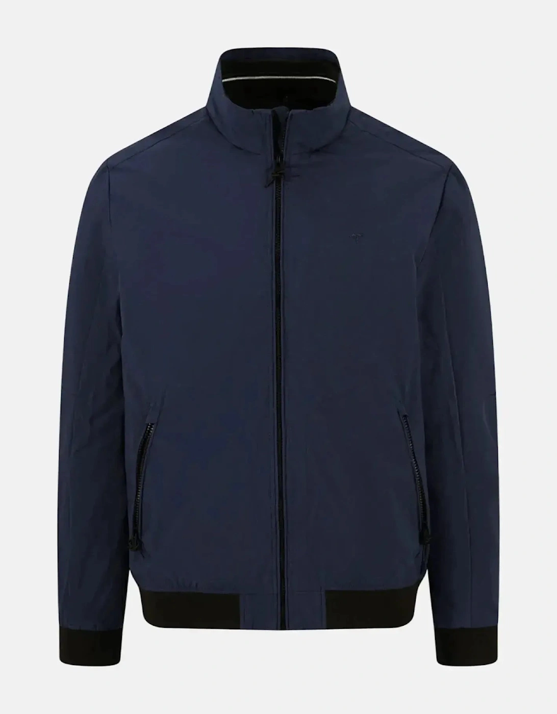 Stand Collar Zipped Pocket Jacket Dark Navy, 3 of 2
