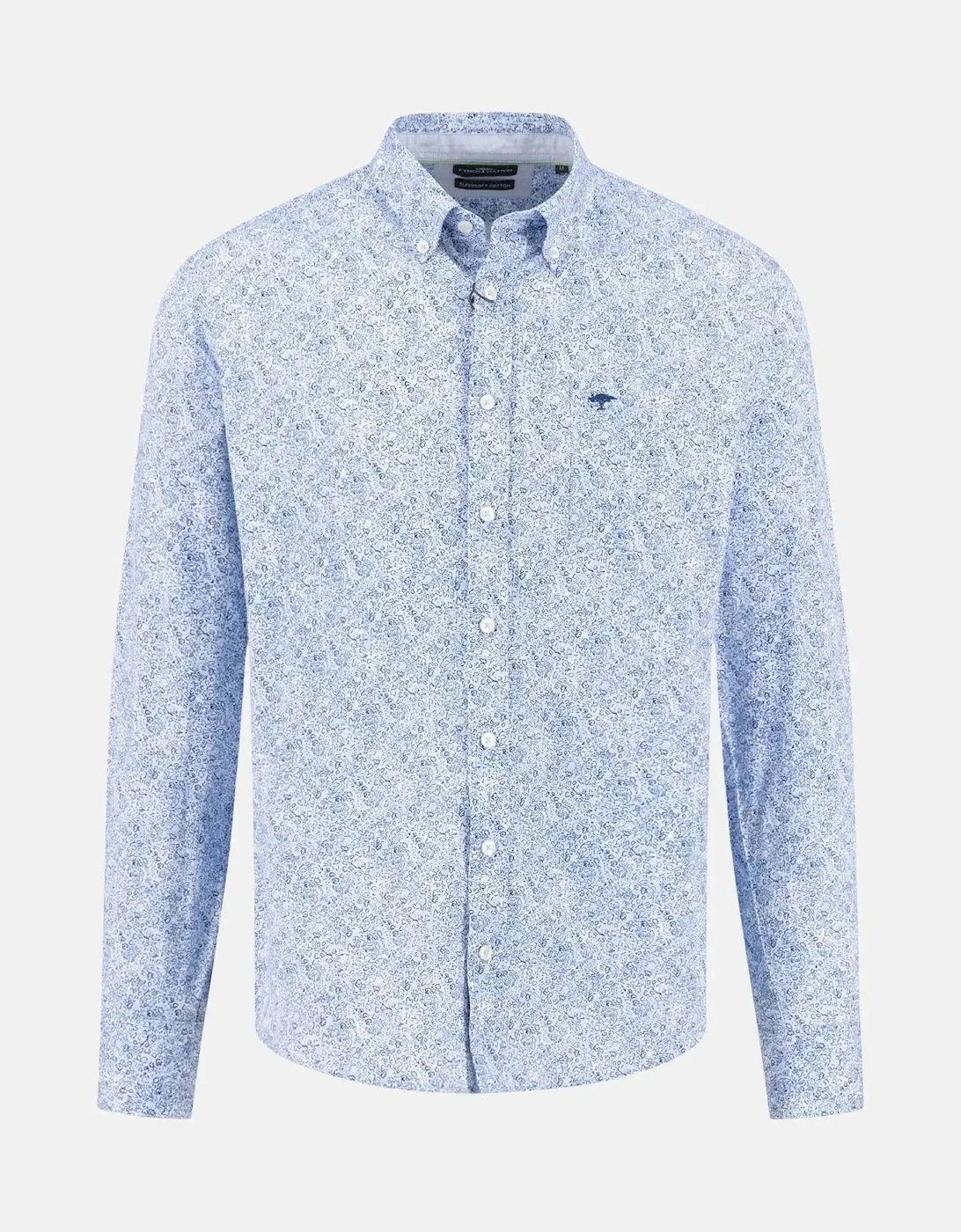 Minimal Flower Print Button Down Shirt New Breeze, 3 of 2