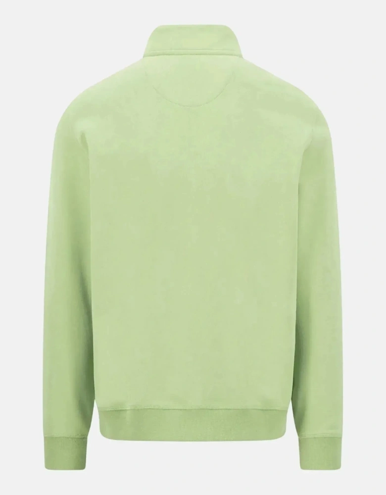 1/4 Zip Stand Collar Sweatshirt Avocado