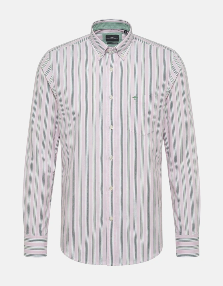 Washed Oxford Stripe Shirt Magnolia