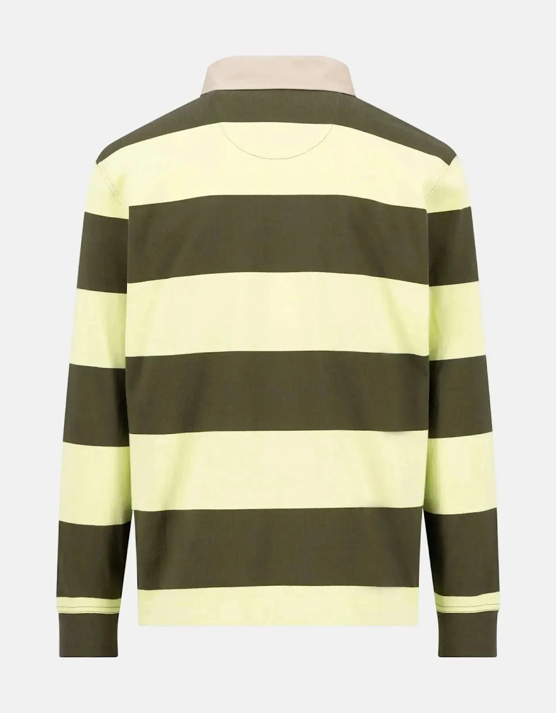 Striped Rugby Shirt Dark Khaki