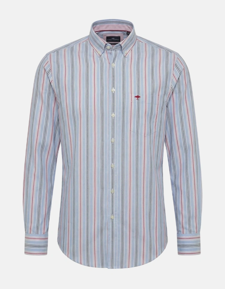 Washed Oxford Stripe Shirt New Breeze