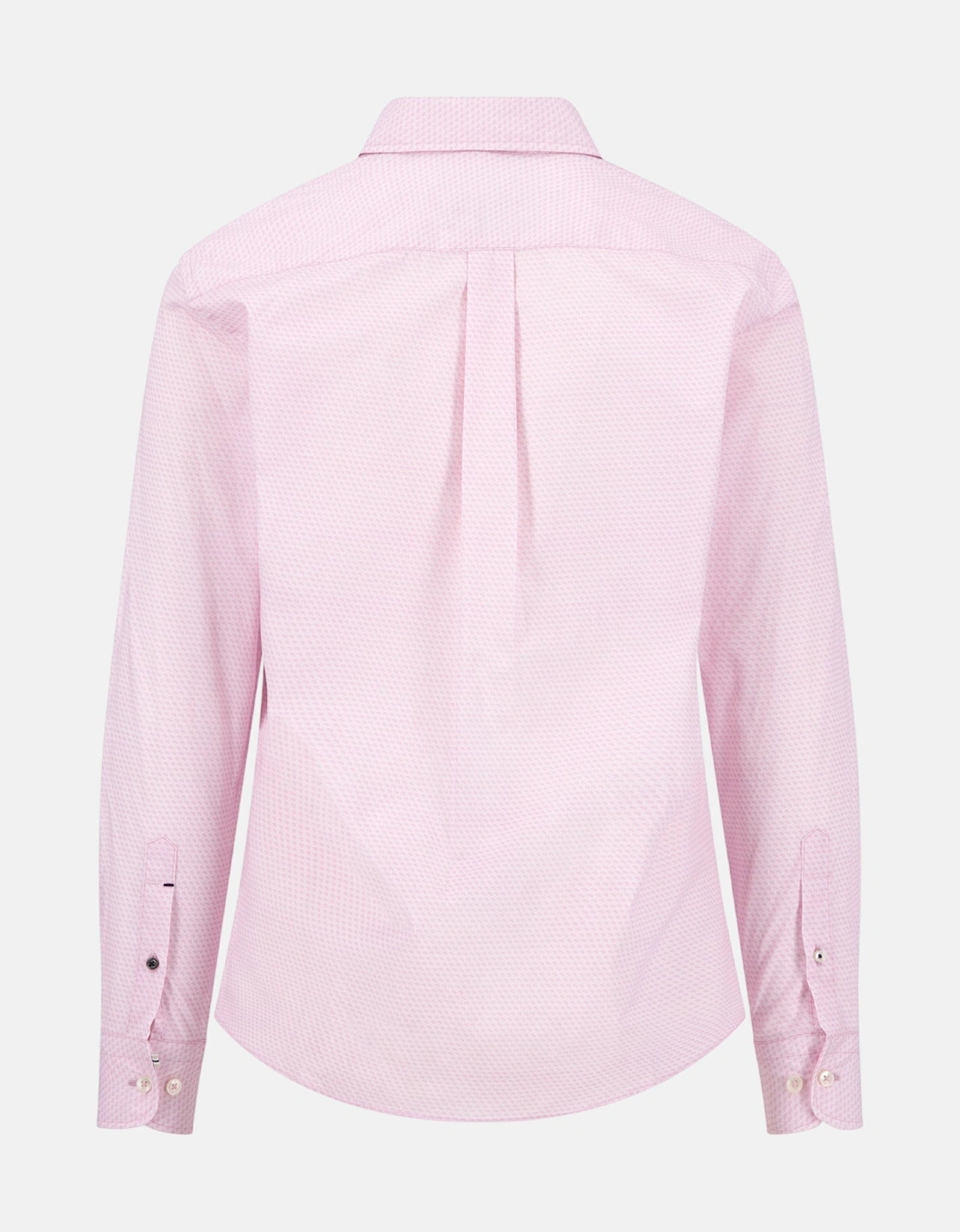 Geometric Print Button Down Shirt Magnolia