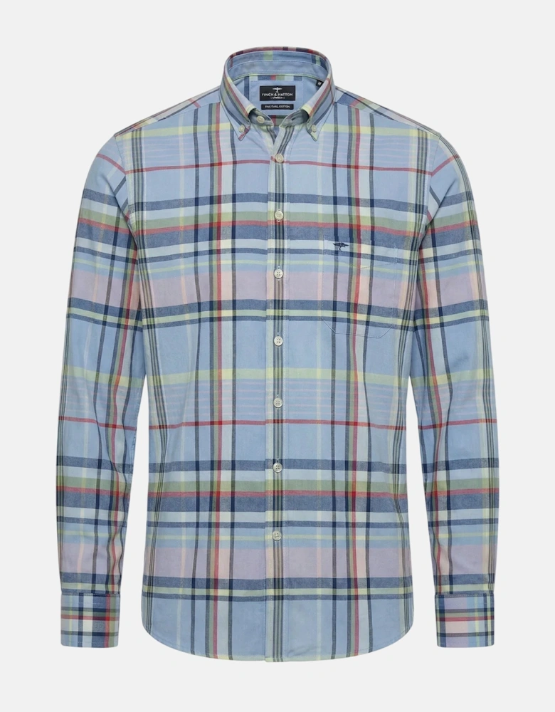 Washed Oxford Check Shirt New Breeze