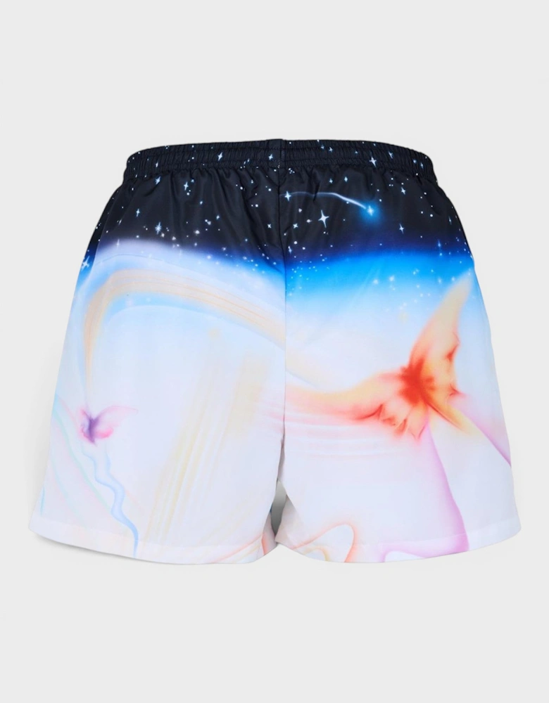 Galactic Connection Printed Swim Shorts