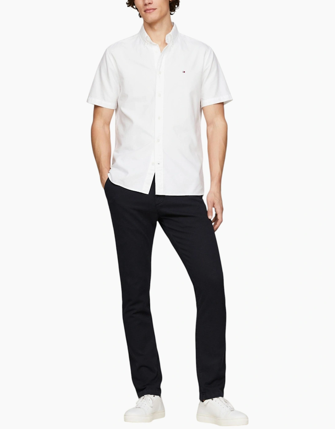 TOMMY HILFIGER Mens Shirt Oxford Lightweight Summer Top